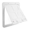 thumbnail image 2 of Inside Pet Door, Cat Screen Door Screw Installation  Prevention  For Pet Cage White L, 2 of 8