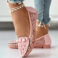 thumbnail image 2 of Sngxgn Womens Flats Dress Shoes Comfort Women Shoes Slip On Shoes for Woman Classic Shoes(Pink,38), 2 of 8