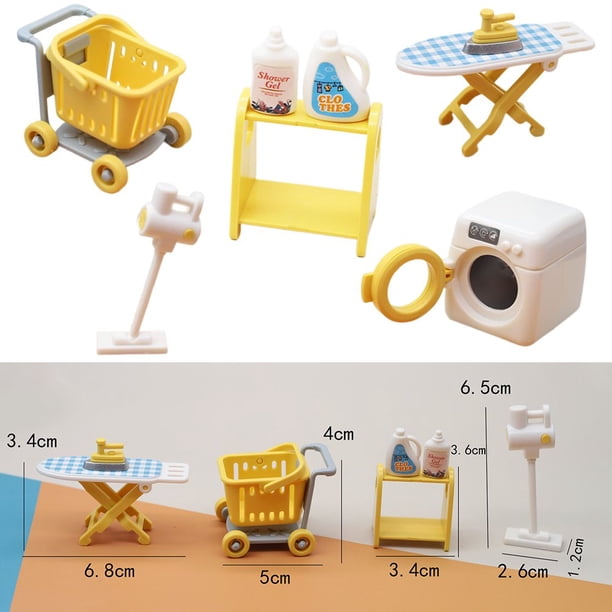 Mini Toilette Et Maison De Poupée – Lot De 3 Accessoires Réalistes En Bois Et Papier, Échelle 1:12