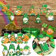 thumbnail image 3 of Adorno de árbol, decoraciones de madera para el Día de San Patricio, colgante de la suerte, adorno de árbol, adorno de recuerdo de fiesta en casa irlandesa, 3 of 5