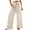 Beige #812, variant on Bovemsi Casual Pants for Women Women's Linen Wide Leg Loose High Waist Beach Haren Pockets Casual Wide Leg Trousers (Available in Plus Size)