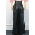 thumbnail image 4 of Fashion Faux-Leather Wide Leg Pants (S, Black), 4 of 4
