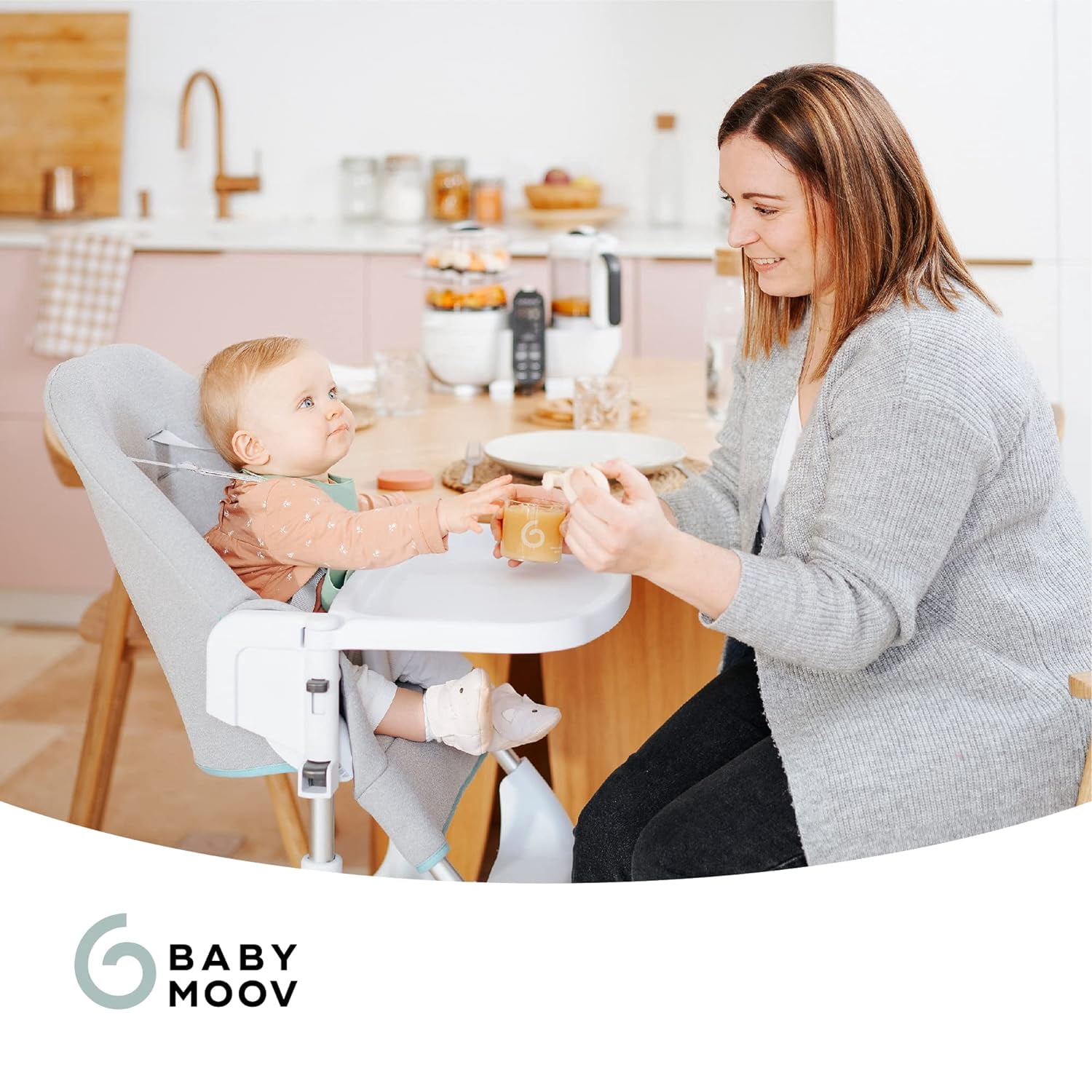 Babymoov BPA-Free Borosilicate Glass Storage Containers, 9 Count (6 x 8.5oz + 3 x 4oz)