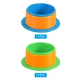 thumbnail image 3 of Unique Bargains Poignée de Rétrécissement 3 Pouces, Distributeur de Pellicule Extensible 8 Pcs Distributeur de Film Extensible Main en Plastique pour Meubles, Bleu Vert, 3 of 5