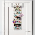 thumbnail image 2 of Fashion Hanging Pocket Organizer, Cartoonish Style Various Models of Sports Shoes with Triangles, Printed Polyester Storage Bag with Pockets, 9" x 27", Multicolor, 2 of 2