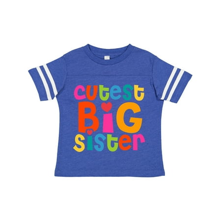 

Inktastic Cutest Big Sister Gift Toddler Toddler Girl T-Shirt
