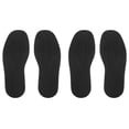 thumbnail image 1 of Uxcell 2Pair Shoe Rubber Full Sole Repair 4mm Thickness Replacement Bottom Non Slip for Leather Shoes, Black, 1 of 5