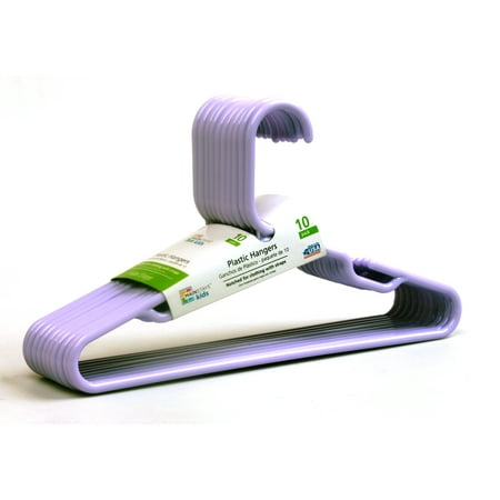 hangers mainstays count plastic purple