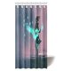 thumbnail image 1 of Cortina de Ducha ABPHQTO musical Chica Tocando la Guitarra con Luz Azul y Mariposas brillantes 90x180 cm, 1 of 2