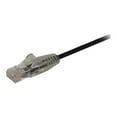 thumbnail image 2 of StarTech.com 1ft Slim LSZH CAT6 Ethernet Cable, 10 Gigabit Snagless RJ45 100W PoE Patch Cord, CAT 6 10GbE UTP Network Cable w/Strain Relief, Black, Fluke Tested/ETL/Low Smoke Zero Halogen - Category 6 - 28AWG (N6PAT1BKS) - Patch cable - RJ-45 (M) to RJ-45 (M) - 1 ft - UTP - CAT 6 - snagless, stranded - black, 2 of 2