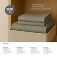 thumbnail image 4 of TESSO HOME Juego de Sábanas de Camiseta Frescas Tipo Algodón Suave Hipoalergénicas (Incluye Sábana Plana, Sábana de Cajón y Fundas de Almohada), 4 of 8