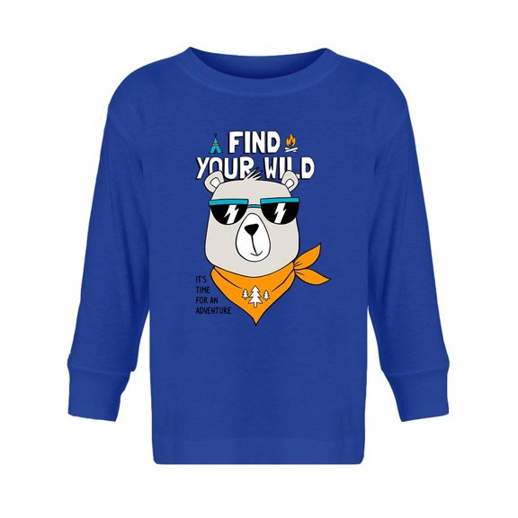 Find Your Wild Bear Long Sleeve Toddler -Image by Shutterstock,  5 Toddler