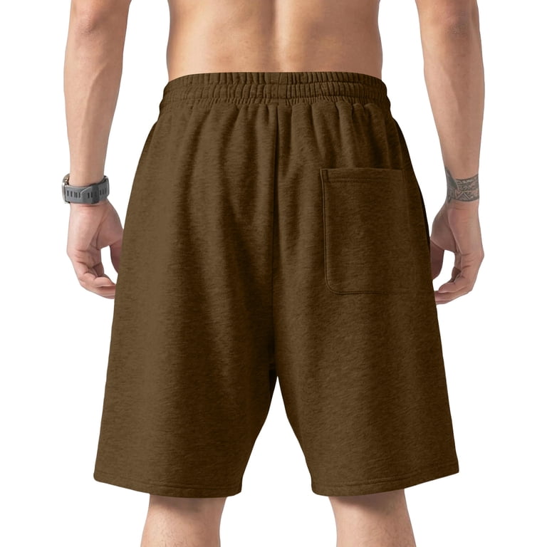 Dwellite 2026 Mens Baggy Sweat Shorts Fashion Cotton Summer