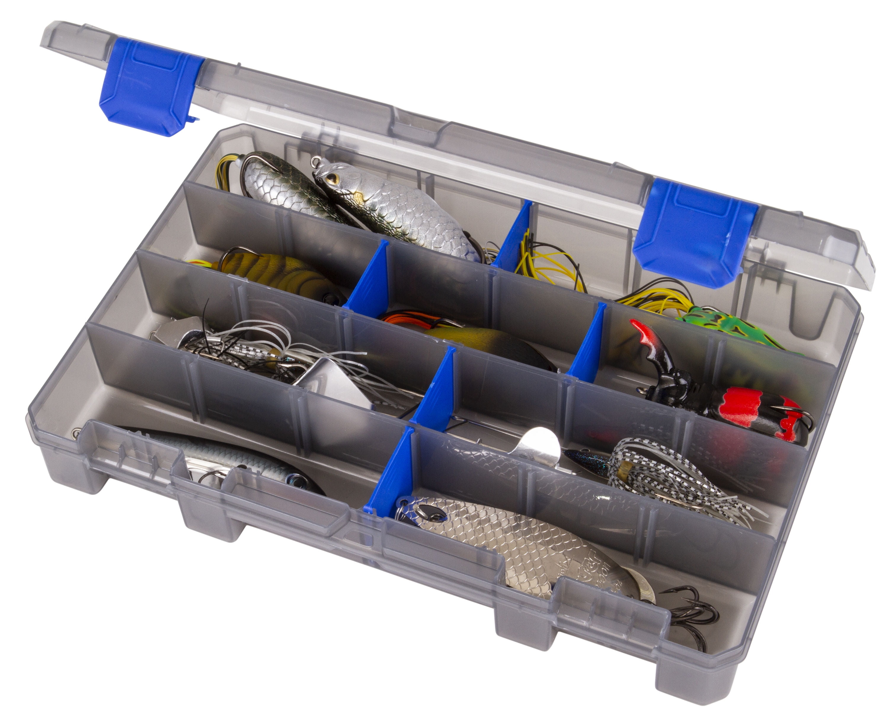 (2 pack) Flambeau Outdoors, Zerust Max Tuff Trainer,  Fishing Tackle Boxes and Bait Storage, Plastic, 11 inches long