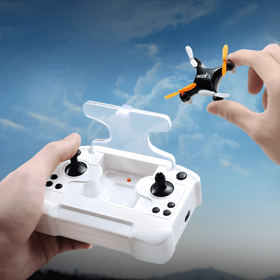 Mini Drone with Easy Stunt Flights & 360° Tricks - Beginner-Friendly Flyer, Mini Drone for Kids with LED & Altitude Hold & Propeller Protection, 360°flips, For Indoor Outdoor
