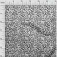 thumbnail image 3 of oneOone Polyester Spandex Light Gray Fabric Floral Retro Sewing Craft Projects Fabric Prints By Yard 56 Inch Wide, 3 of 5