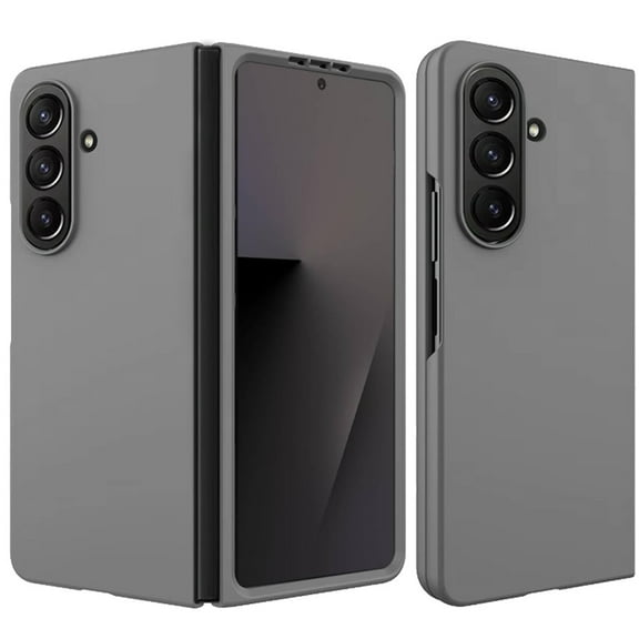 For Samsung Z Fold 7 Flip Snap On Premium Matte Finish Case Cover - Gray