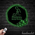 thumbnail image 5 of Handmadetneonsign Massage Therapist Metal Wall Art Light, Therapist Metal Sign Wall Decor, Spa Metal Decor 49976, 5 of 5