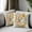 Terracotta Floral, variant on Terracotta Rose Floral Pillow Covers 18x18 Set of 2, Linen Look Polyester Throw Pillow Covers, Machine Washable Cushion Covers for Sofa Couch Bed Decor, No Inserts