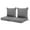 Grey, variant on Tcbosik 24x24 Inch Outdoor Cushions for Patio Furniture Set of 2, Waterproof Chair Cushion with Ties, Deep Seat Sofa/Couch Pads Replacement with Removable Cover, Grey