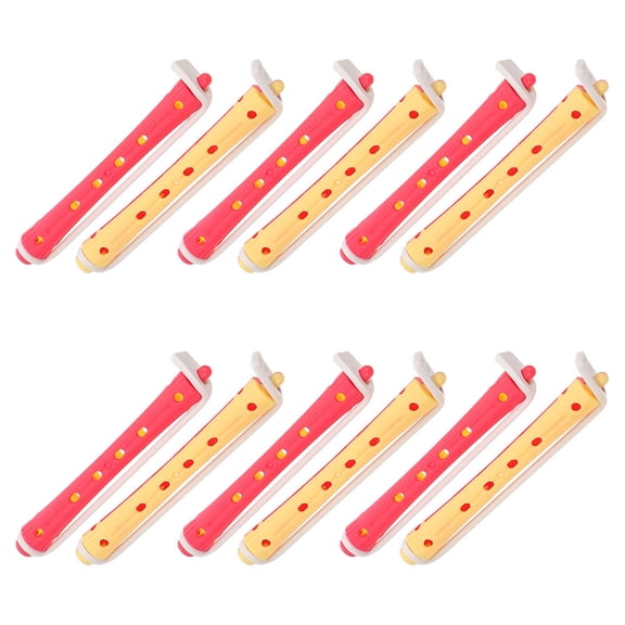 Luxshiny 24Pcs Assorted Color Hair Perm Rods for Curling Versatile Hair Curlers for Styling