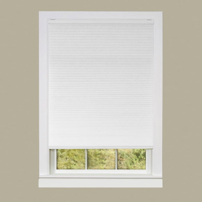 Cordless Cellular Pleated Shade 35x64 White