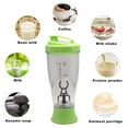 thumbnail image 5 of under $5 Usloyux Electric Shaker Bottle, Portable Blender Protein Shaker, USB Rechargeable Mix Mate Blender For Protein Shakes Pre Workout Greens Coffee Pancake Mix Cocktail Cocktails, 5 of 9