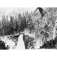 thumbnail image 2 of Art.com Nordal Kaldahl of Canada Won the Northwest Ski Jumping Championship, at Big Hill, Cascade Mountains Premium Photographic Print, 16" x 12", 2 of 4