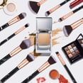 thumbnail image 4 of DUAIU Set de 10 Pinceles de Maquillaje - Brochas Sintéticas Premium para Base, Polvo, Rubor y Sombrias - Juego Completo de Brochas Negras Profesionales, 4 of 7