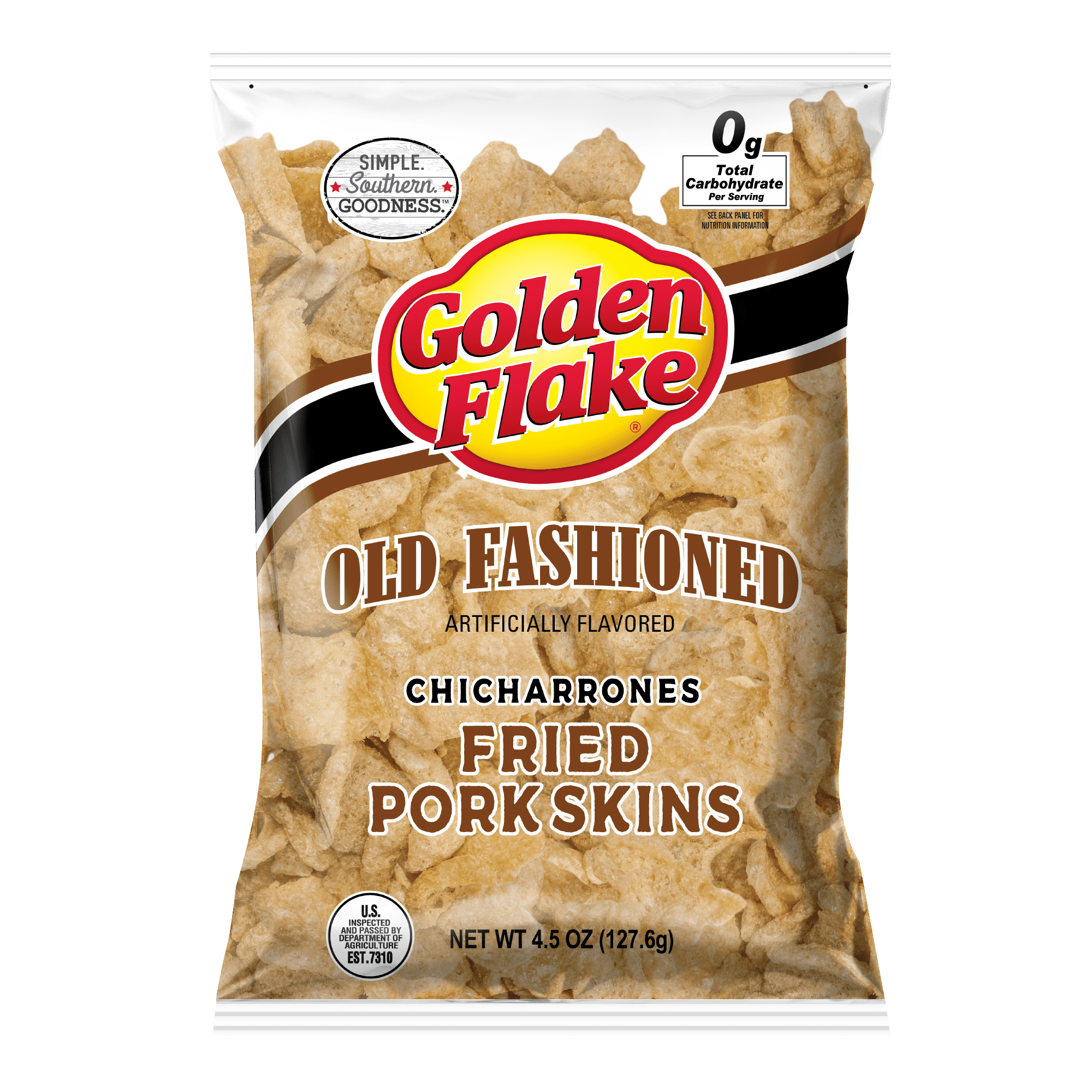 4.5 oz Golden Flake Old Fashioned Pork Skins