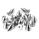 thumbnail image 1 of Estoperoles Metálico Rocker Punk Aplicación 100 pzs GRIS, 1 of 5