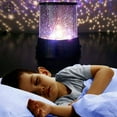 thumbnail image 4 of Luxtrada LED Starry Night Sky Projector Lamp Star Light Cosmos Master Kids Gift Indoor Lighting "Purple", 4 of 9