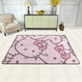 thumbnail image 7 of Hello Kitty Area Rugs, Large Carpet, Washable Rug Mat, Flannel Non-Slip Rugs For Bedroom Living Dining Dorm Room Entryway, Home Decor 72"X48", 7 of 7