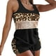 thumbnail image 1 of Qarigey Traje deportivo femenino estampado encantador sin mangas moda chándal Casual suelto al aire libre pantalones con cordón hogar Oficina Yoga conjuntos de ropa Leopardo XXXL Qarigey AP011468-30, 1 of 6