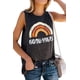 thumbnail image 3 of Good Vibes Sudadera Mujer Casual Suelta Sudaderas O Cuello Manga Larga Tops Camisetas-Tank Top-Naranja-Medio brillar Electrónica, 3 of 5
