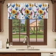 thumbnail image 6 of 2 Pack Valances for Window, Hummingbird Short Curtains for Kitchen Bedroom Living Room, Spring Farmhouse Oil Painting Sunflowers Rod Pocket Small Window Treatment Valance Drapes 60 x 18 Inch, 6 of 8