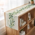 thumbnail image 6 of Table Runners 72 Inches Long Dress Scarves, Green Eucalyptus Leaves Farmhouse Kitchen/Dining Table Runner, Coffee Tablerunners, Vintage Art Farmhouse Rustic 16x72 Inch, 6 of 9