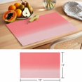 thumbnail image 6 of Coral Red Ombre Placemats Set of 6 Gradient Gradual Color Place Mats Table Mats Kitchen Dining Home Outdoor Party Table Decoration, 6 of 9