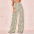 thumbnail image 7 of Pants for Women Tailo Pants Women Casual on Long Yoga Pant Apparel Size Stretchy Casual for Trouser with Pocket Lightweight Beach Linen Beach Size 14 Gold S, 7 of 7