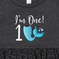 thumbnail image 4 of Inktastic 1st Birthday Mermaid Party Girls Baby Dress, 4 of 5