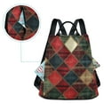 thumbnail image 5 of FORMRS Women's Travel Backpack Purse Anti-Theft Hidden Pockets Casual Shoulder Bag, Dark Tartan Pattern, 5 of 7