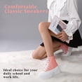 thumbnail image 6 of CHEERMORE Women Platform Female Casual Canvas Shoes Adult US 6 Pink, 6 of 7
