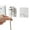 White, variant on 3 Pack Clear Adhesive Hangers for Electrical Plugs Outlet Organizer to Hang Chargers Near Desk or Bed