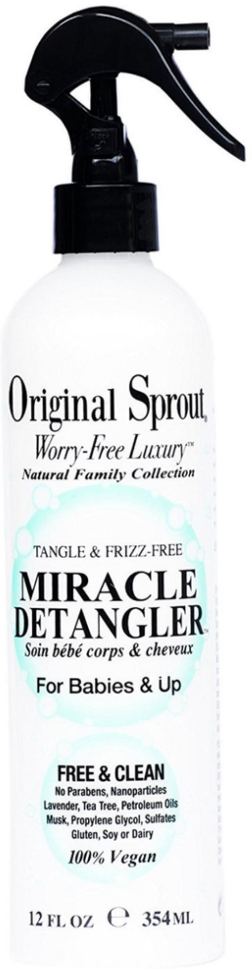 2 Pack Original Sprout Miracle Detangler Spray 12 oz
