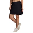 thumbnail image 4 of RBX Active Women's Plus Size Zipper Pocket Woven Skort With Inner Bike Short, 4 of 5