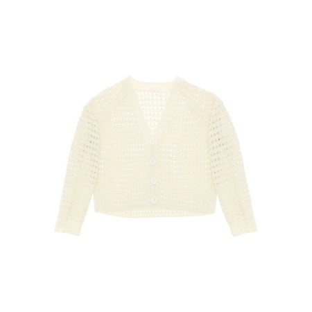 

See by chloe crochet wool and cotton cardigan