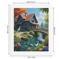 thumbnail image 2 of Paint by Numbers Kit for Adults, Charming Riverside Cottage Scene Paint by Numbers, Easy Paint by Numbers Kit for Adults Beginner, DIY Adult Paint by Number Kits on Canvas, Home Decor, 2 of 7