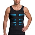 thumbnail image 2 of LRGSHF Gynecomastia Compression Shirts Mens Slimming Body Shaper Vest Summer Breathable Lightweight Workout Mens Shapewear Sleeveless Tummy Control Undershirts, 2 of 4
