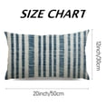 thumbnail image 3 of Qinduosi 12x20 Set of 2 Boho Throw Pillow Covers Cushion Lumbar Decorative Farmhouse Cases for Couch, Sofa, Bed, Chair, Dining, Patio, Outdoor, 3 of 8