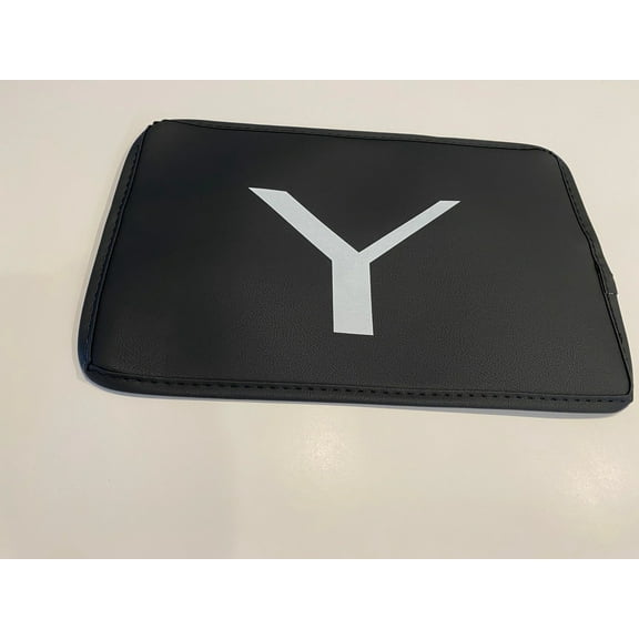 Tesla Model Y Center Screen Cover Sleeve Protector, Black, Y Logo, 2020-2024